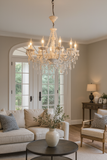 Elegant 10-Arm Plastic Chandelier – Classic Design