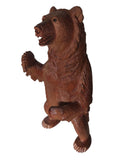 Large Hand-Carved Wooden Bear – Alpine Style Decorative Sculpture ( Linden wood)