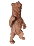 Large Hand-Carved Wooden Bear – Alpine Style Decorative Sculpture ( Linden wood)