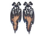 Antique Black Forest Wall Ornaments – Hand-Carved Walnut, 19th Century (set)