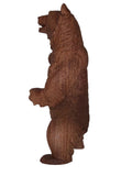 Large Hand-Carved Wooden Bear – Alpine Style Decorative Sculpture ( Linden wood)