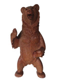 Large Hand-Carved Wooden Bear – Alpine Style Decorative Sculpture ( Linden wood)