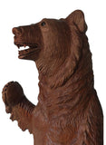 Large Hand-Carved Wooden Bear – Alpine Style Decorative Sculpture ( Linden wood)