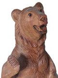 Large Hand-Carved Wooden Bear – Alpine Style Decorative Sculpture ( Linden wood)