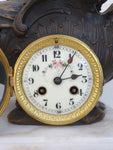 Antique Moreau French clock set