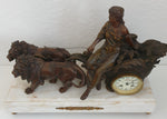 Antique Moreau French clock set