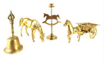 Brass Set Antique Horses 